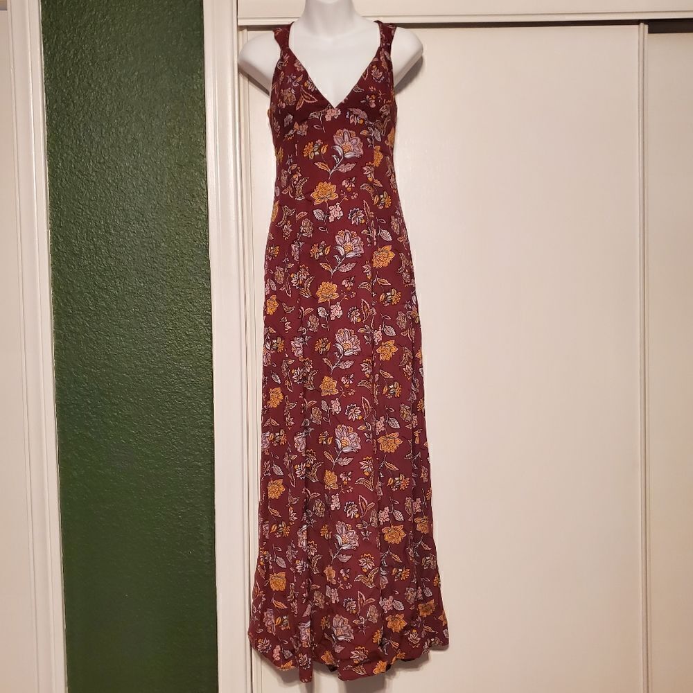 Lulu's long floral dress